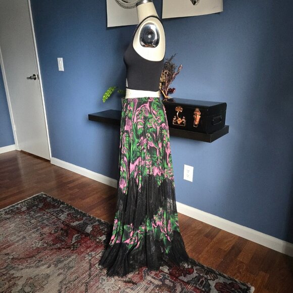 MCQ Alexander McQueen | Wave Print Skirt (Size IT 40 = US 4/6) - Picture 7 of 13